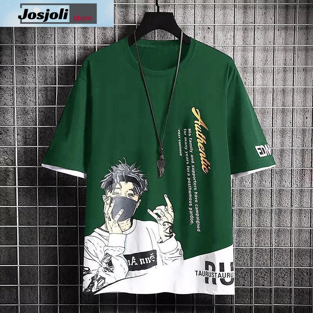 JOSJOLI_STORE/Baju Oblong Taurus/Pakaian Pria Dewasa Lengan Pendek/M L XL