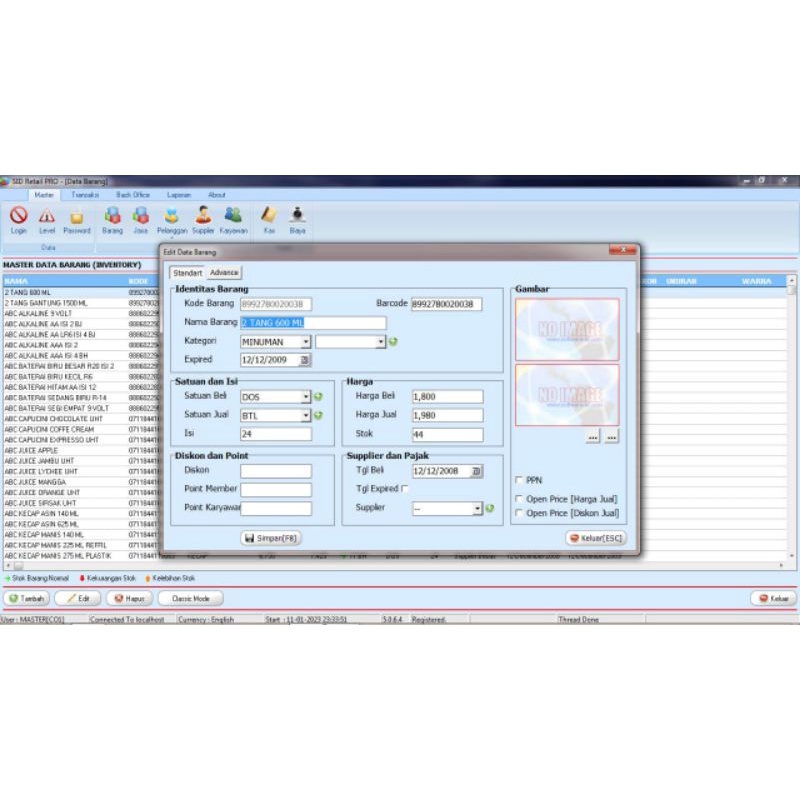 aplikasi/software toko bangunan Pro