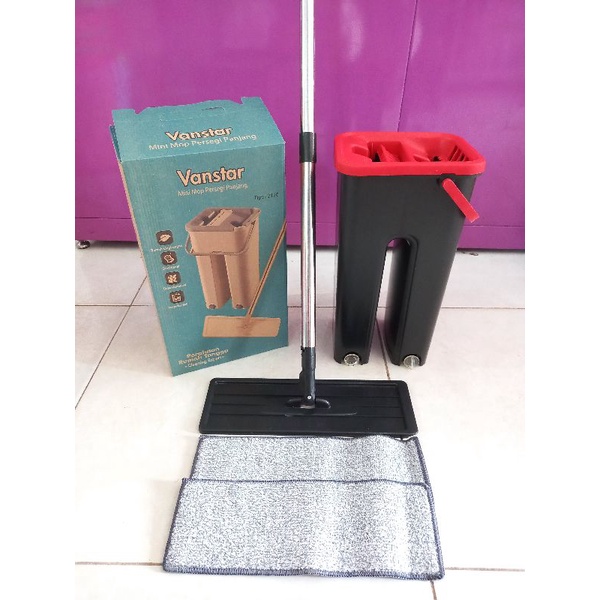 ALAT PEL PRAKTIS/MINI MOP VANSTAR/PEL PERSEGI PANJANG VANSTAR