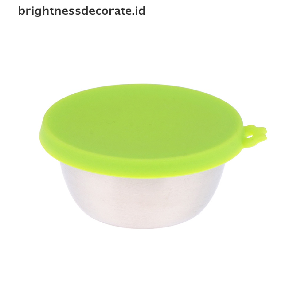 [Birth] 50ml Dipping Sauce Cup w/Tutup Wadah Bumbu Salad Lunch Piknik Kotak Travel [ID]