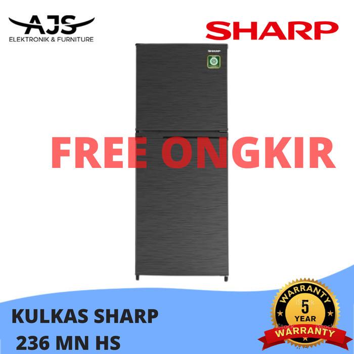 Kulkas 2 Pintu Sharp SJ-236 MN-HS No Frost & Low Watt