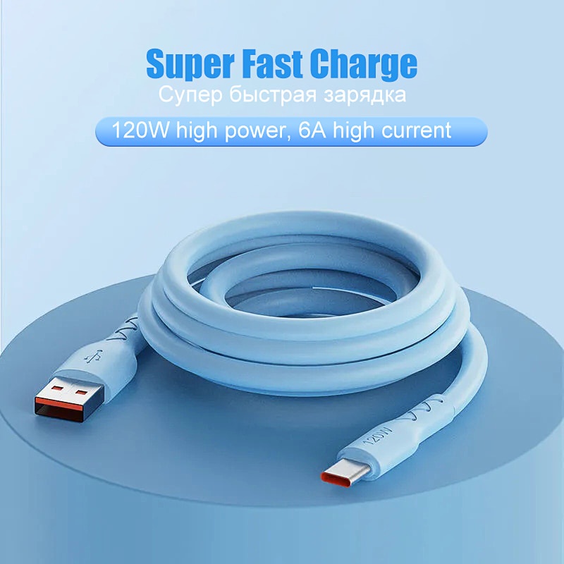 Kabel USB C Kabel Data Charing Super Cepat Untuk iPhone Tipe C Kabel Charger Cepat Untuk Telepon