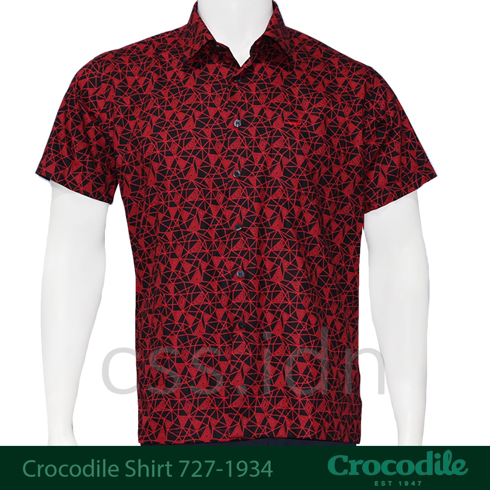 Kemeja Pria Lengan Pendek Crocodile 727-1934