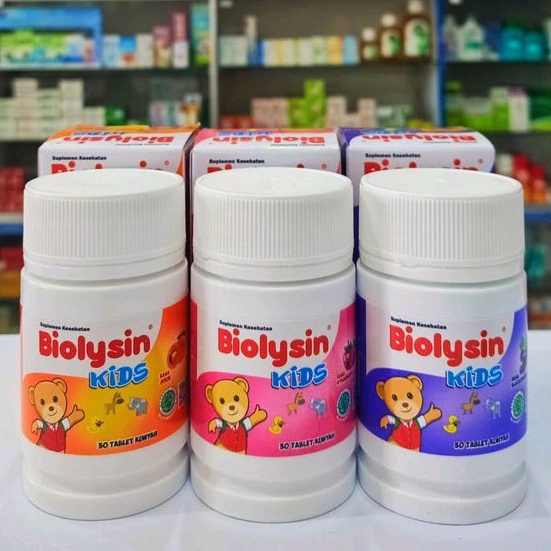 Biolysin Kids Tablet hisap dan kunyah Vitamin Nafsu Makan Anak