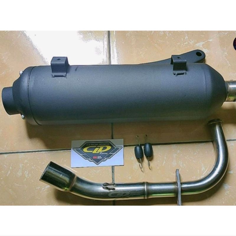 Knalpot CLD Standar Racing type C1, Mio J, Mio GT, Soul GT 115, X-Ride old 115 inlet 38