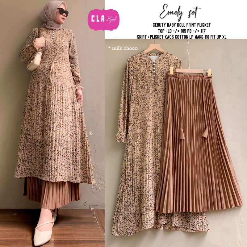 BAJU , RACHEL ORIGINAL//BY SPASSY EMELY SET BY CLA HIJAB