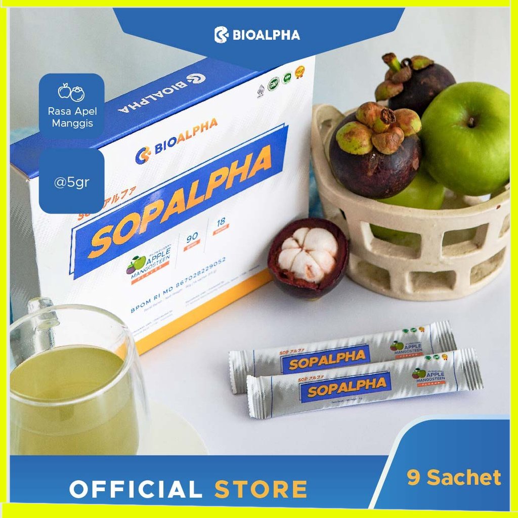 SOPALPHA - Rasa Apel Manggis 9 Sachet CHOCOFUN MEDAN