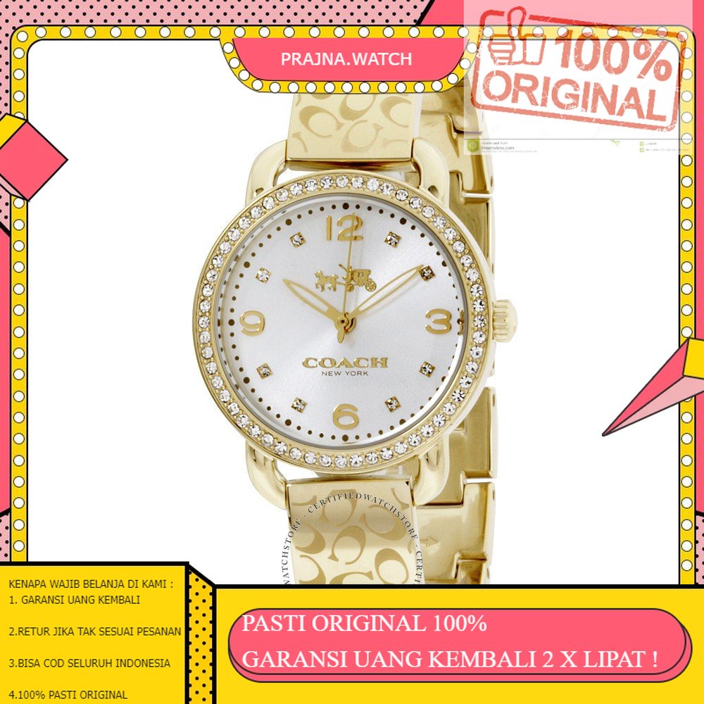 ORIGINAL JAM TANGAN WANITA CEWEK COACH WANITA ANTI AIR KULIT ORIGINAL ORI 100% TERBARU