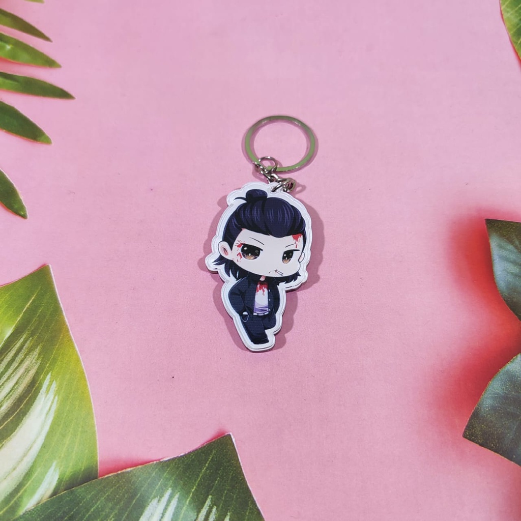 Gantungan Kunci Akrilik - Keychain Crows Zero - Genji - Anime