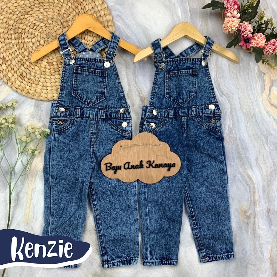1-6TH OVERALL JEANS ANAK KENZIE OVERALL CELANA PANJANG ANAK BAJU KODOK ANAK