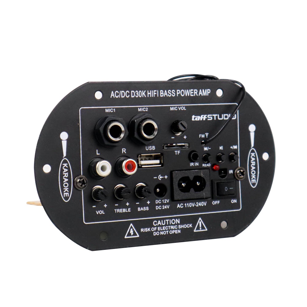 TaffSTUDIO Amplifier Board Audio Bluetooth Subwoofer DIY 35W - D30K - Black