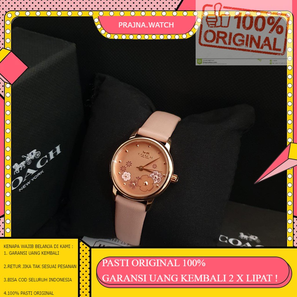 ORIGINAL JAM TANGAN WANITA CEWEK COACH WANITA ANTI AIR KULIT ORIGINAL ORI 100% TERBARU
 14502975