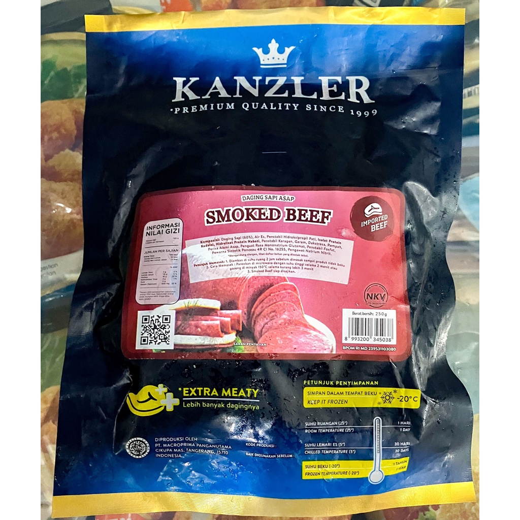 

KANZLER SMOKED BEEF 250 GRAM