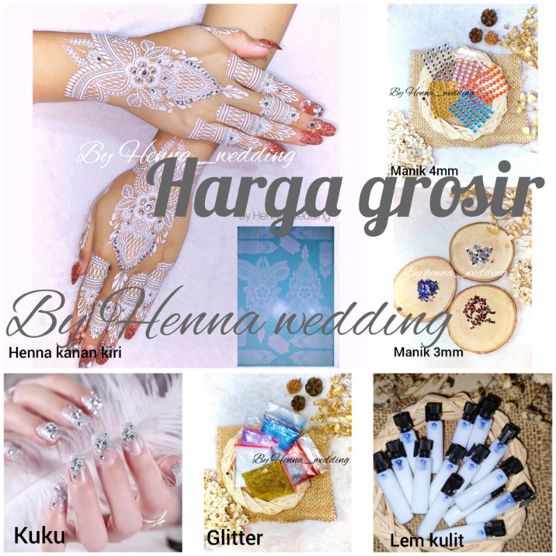 PAKET USAHA ISI 12 PAKET HEMAT HENNA ISNTAN HARGA GROSIR