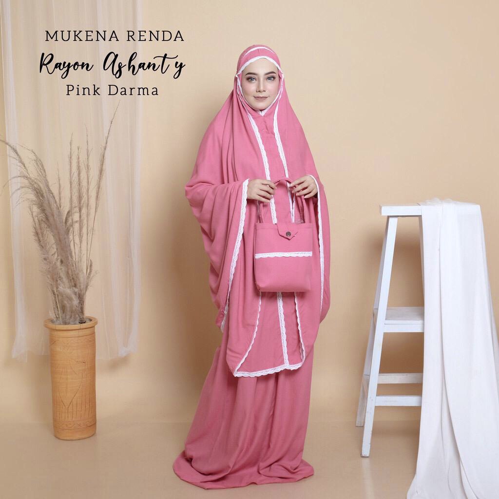 PUSAT MUKENA TASIK - MUKENA RAYON RENDA DEWASA ASHANTY