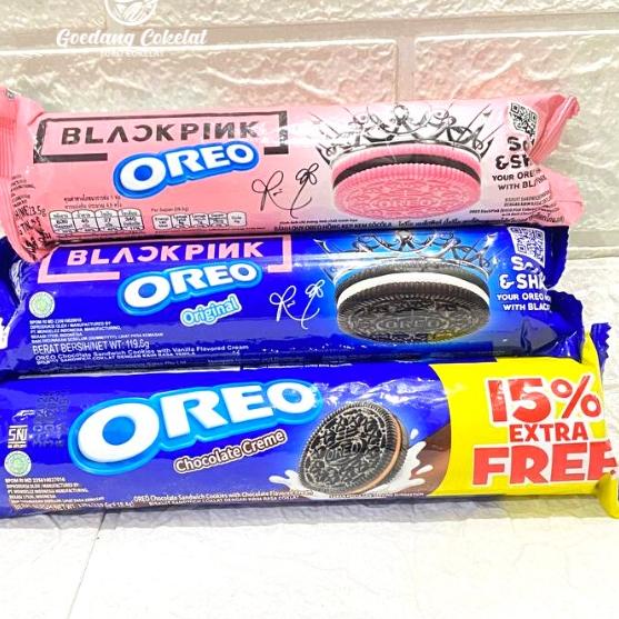 

Di⚡kon !! Oreo Sandwich Roll Original Vanilla Coklat Strawberry 123.5gr 138gr