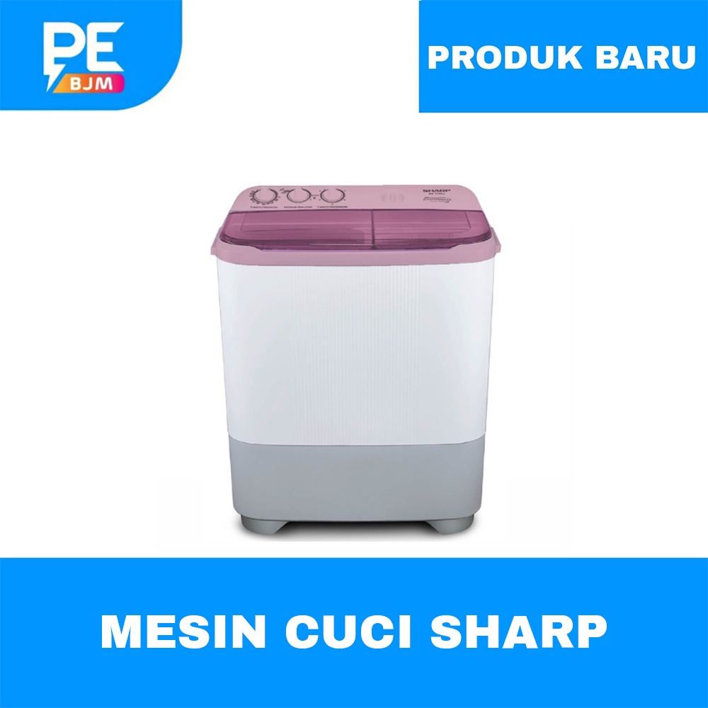 MESIN CUCI SHARP 2 TABUNG 9 KG ES-T95NT