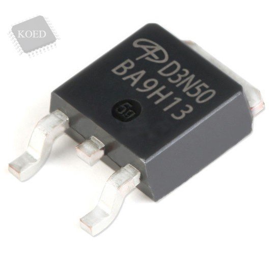 Sparepart D3N50 AOD3N50 AO D 3N50 Mosfet SMD 3A 500V N-Channel To-252 TR MOS Fet Kualitas terjamin