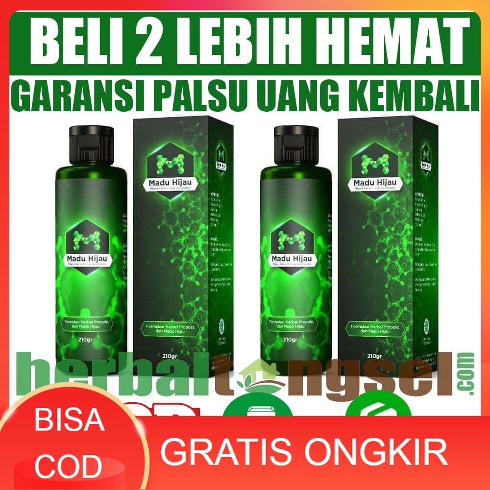 Madu Hijau ASLI ORIGINAL Madu Hijau Herbal Asam Lambung Maag Madu Hijau Original Madu Hijau Lambung 