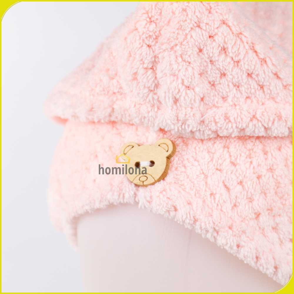 ERDONG Handuk Pengering Rambut Kepala Hair Wrap Drying Towel - FO60