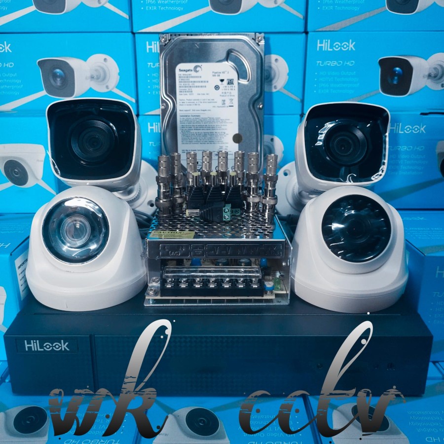 PAKET 6 CAMERA HILOOK + INSTALASI