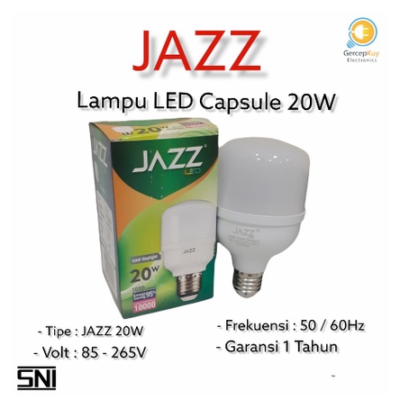 Lampu LED Capsule JAZZ 20 Watt PUTIH E27