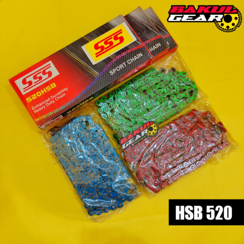 Rantai 520 SSS Ninja 250 Fi Karbu CBR250RR R25