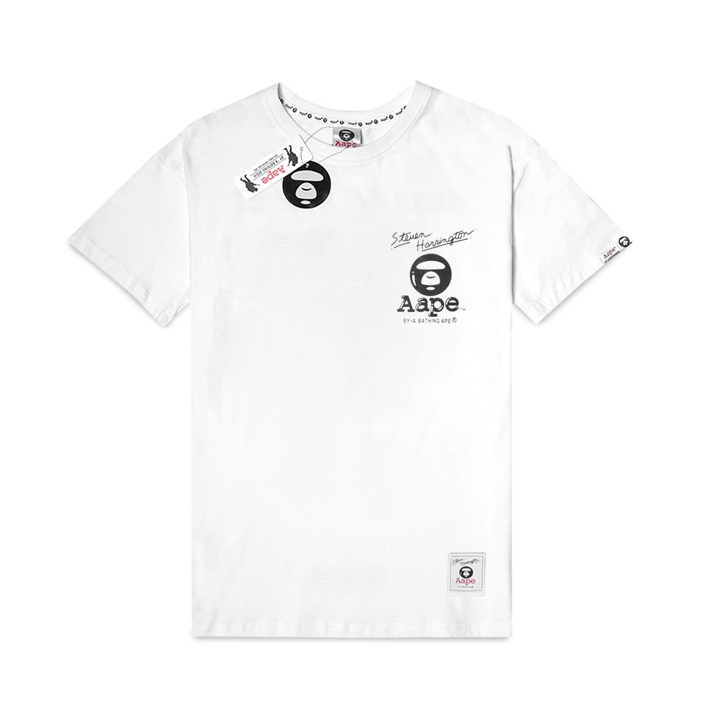 Aape by A Bathing Ape X Steven Harrington T-Shirt White