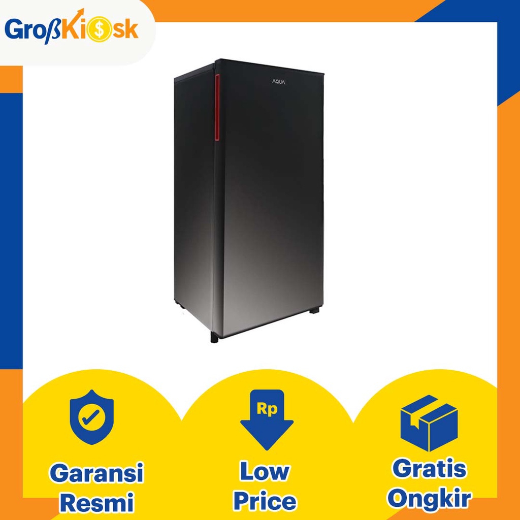 KULKAS 1 PINTU AQUA AQR D181-DS/LS / AQR-D181-DS/LS