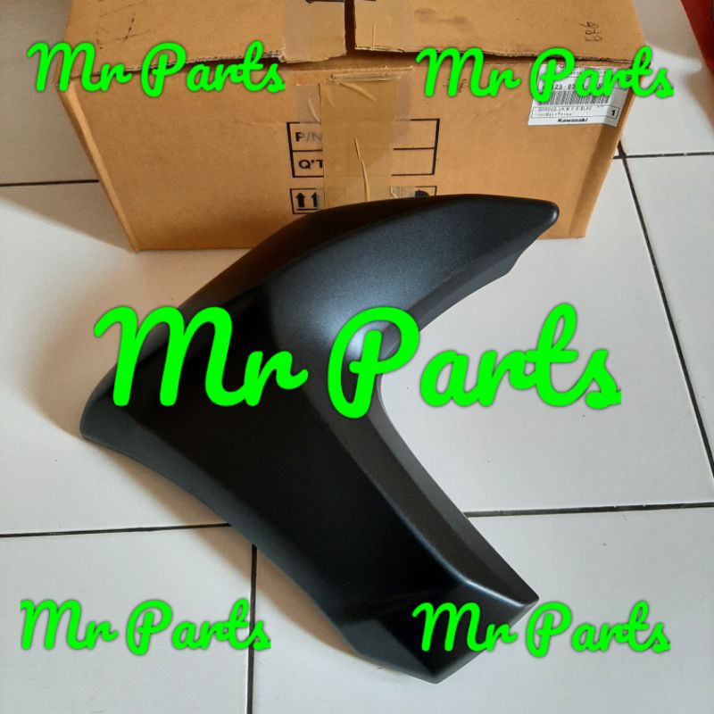 cover sayap shroud samping kiri hitam doff kawasaki er6 er6n original