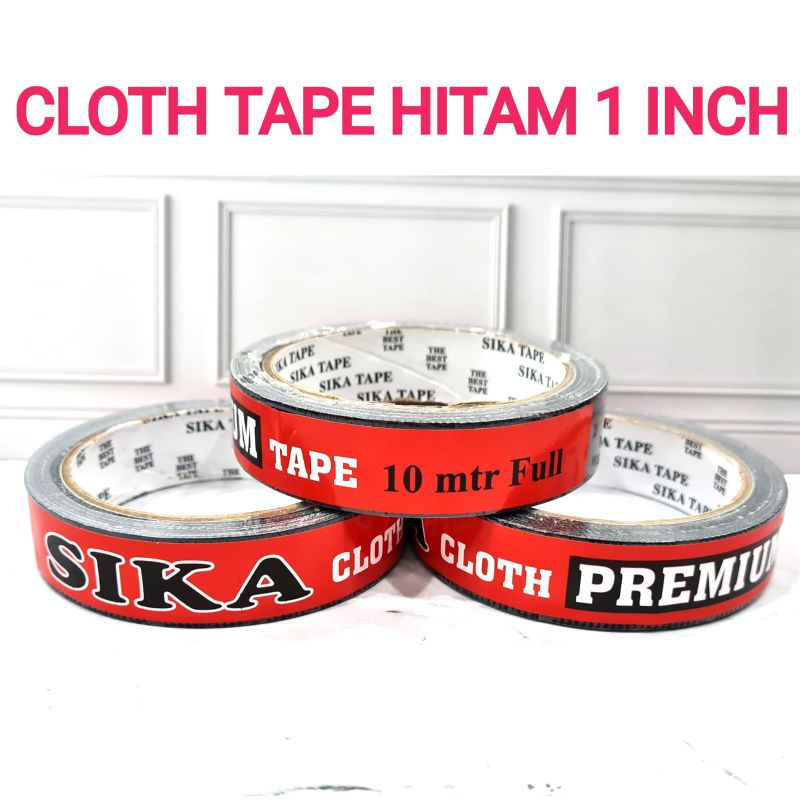 

Plakban Hitam 1 Inch Cloth Tape