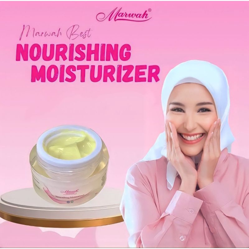 NOURISHING MOUISTURIZER MARWAH SKINCARE PELEMBAB WAJAH MARWAH SKINCARE UNTUK MENGHIDTASI KULIT KERIN