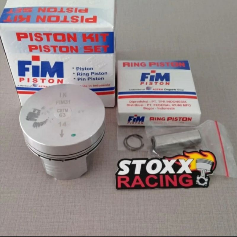 PISTON FIM 61 62 62.5 63 PEN 14 IZUMI MENTAH seher pin