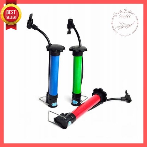 GOS -B401-  Pompa Angin Ban Sepeda Motor Portable Hidrolis Mini Injak - Pompa Angin Ban Sepeda Bola Basket Bola Voli