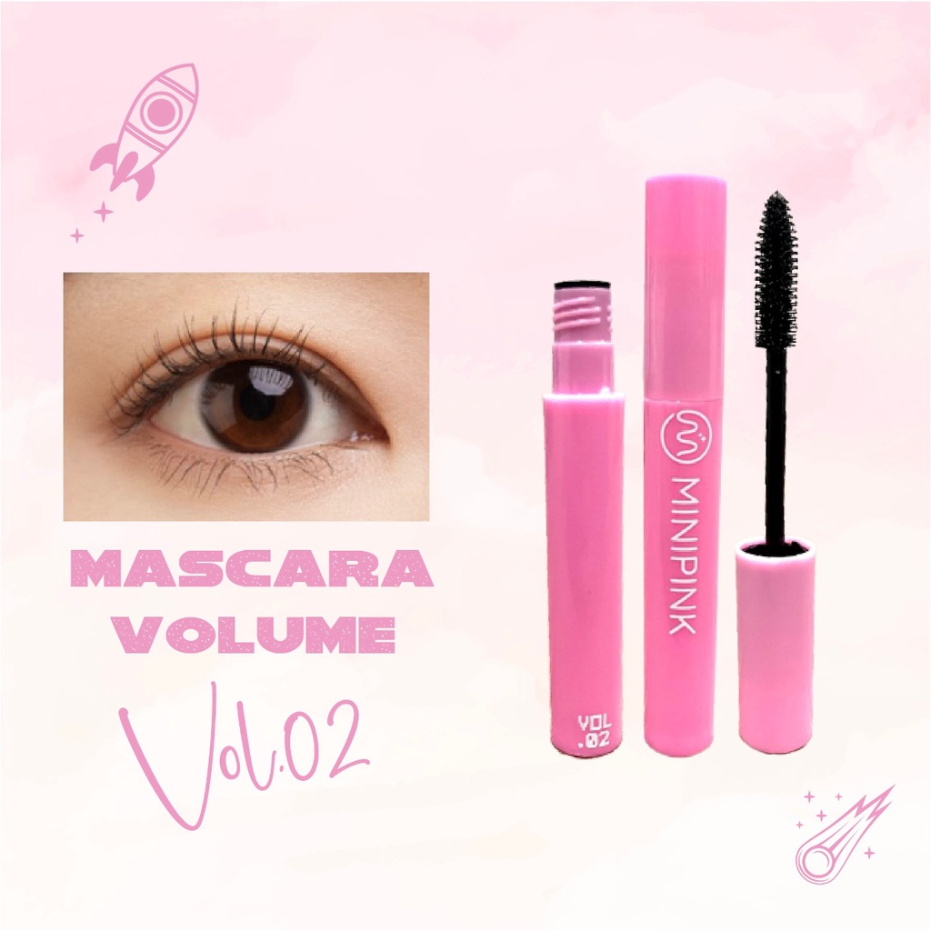 MINIPINK Maskara Day &amp; Night Waterproof Longlasting Mascara MP007