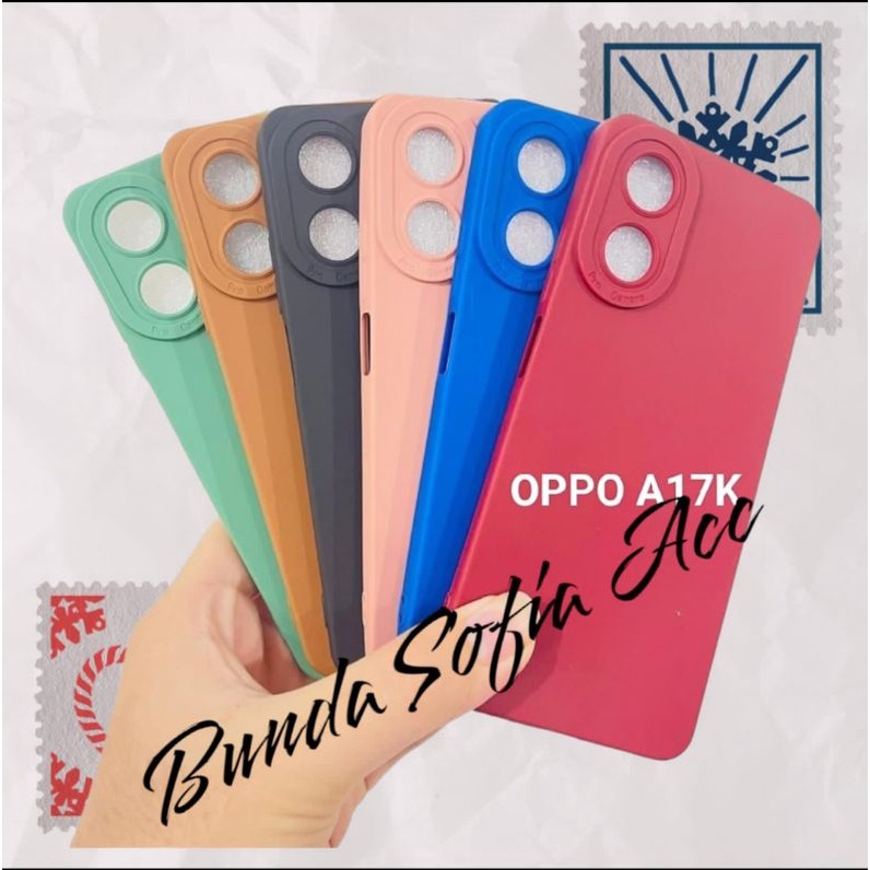 SOFTCASE PRO CAMERA MACARON FOR OPPO A17K