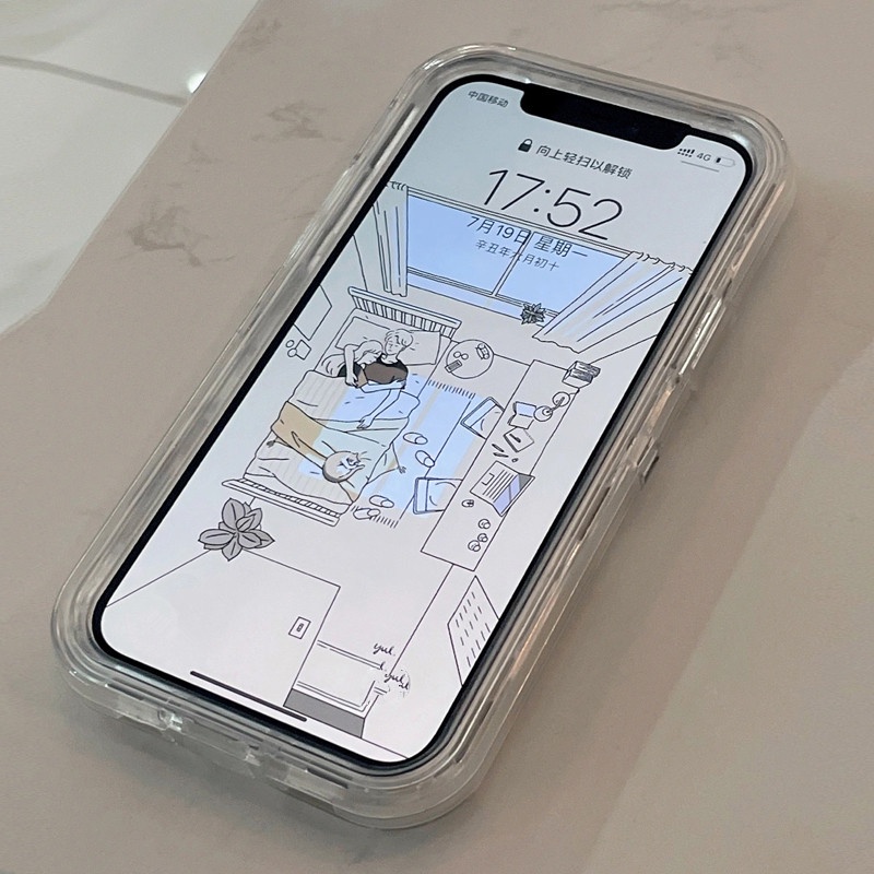 IPHONE Casing Bening Tahan Jatuh Menebal Untuk Iphone14 13 Pro Max12 Mini 11 Pro XS MAX XR X6 6s 7 8 Plus SE 2020 iPhone13 13Pro 12Pro iPhone12 360 Transparan Shockproof Cover