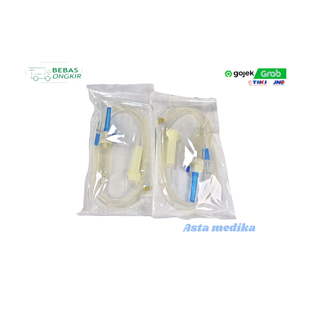 Infuset Dewasa Terumo TI*Q300WI Disposable Infusion Set Adult Y Tipe Terumo Infuset Adult TI*Q300WI  Infus Set Dewasa 20 Drops / Ml Y Site