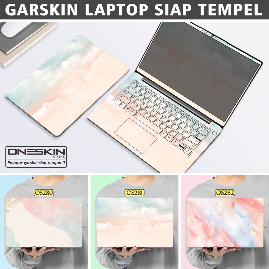 Garskin Sticker Laptop Protector Macbook Full Body Bottom Bezel Palmrest Skin Watercolor Art