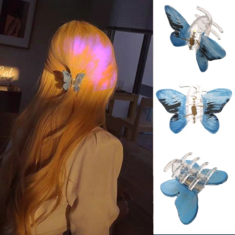 Jepit Anak Model Kupu Kupu 4cm Jepit Rambut Korea Jepitan Ponytail Butterfly Hair Claw Clips