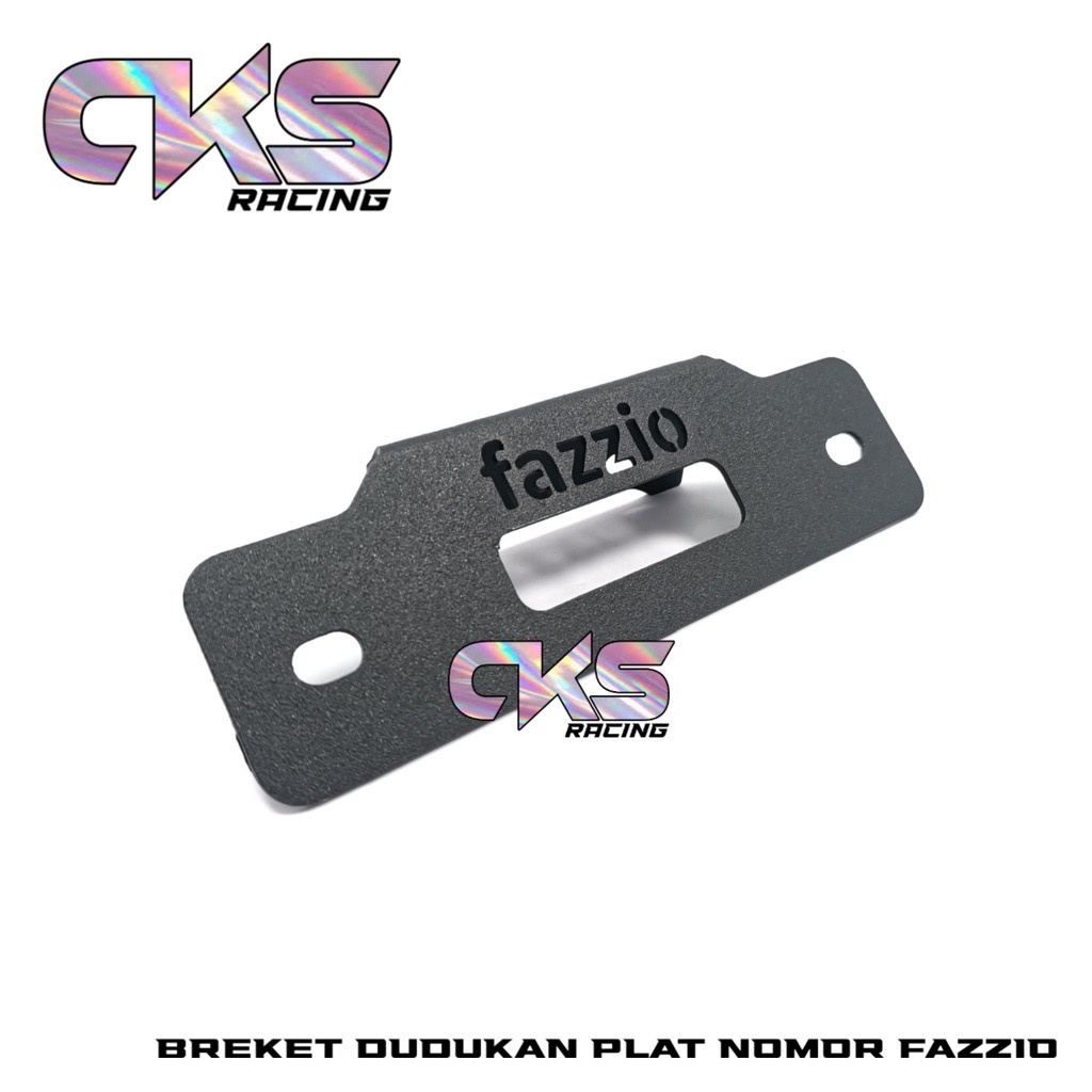 breket plat no fazzio dudukan plat nomer fazzio berkualitas 1 pcs