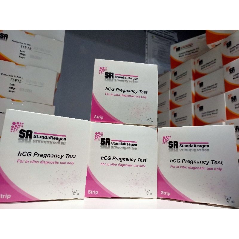hcg SR pregnancy teast 25strip / tespek SR