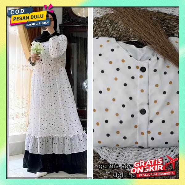 Buju Dress Fashion Muslim Baju Gmis Wnita Terbaru Gammes Lebaran 2023 Hamis Remaja Hari Raya Ghsmis 