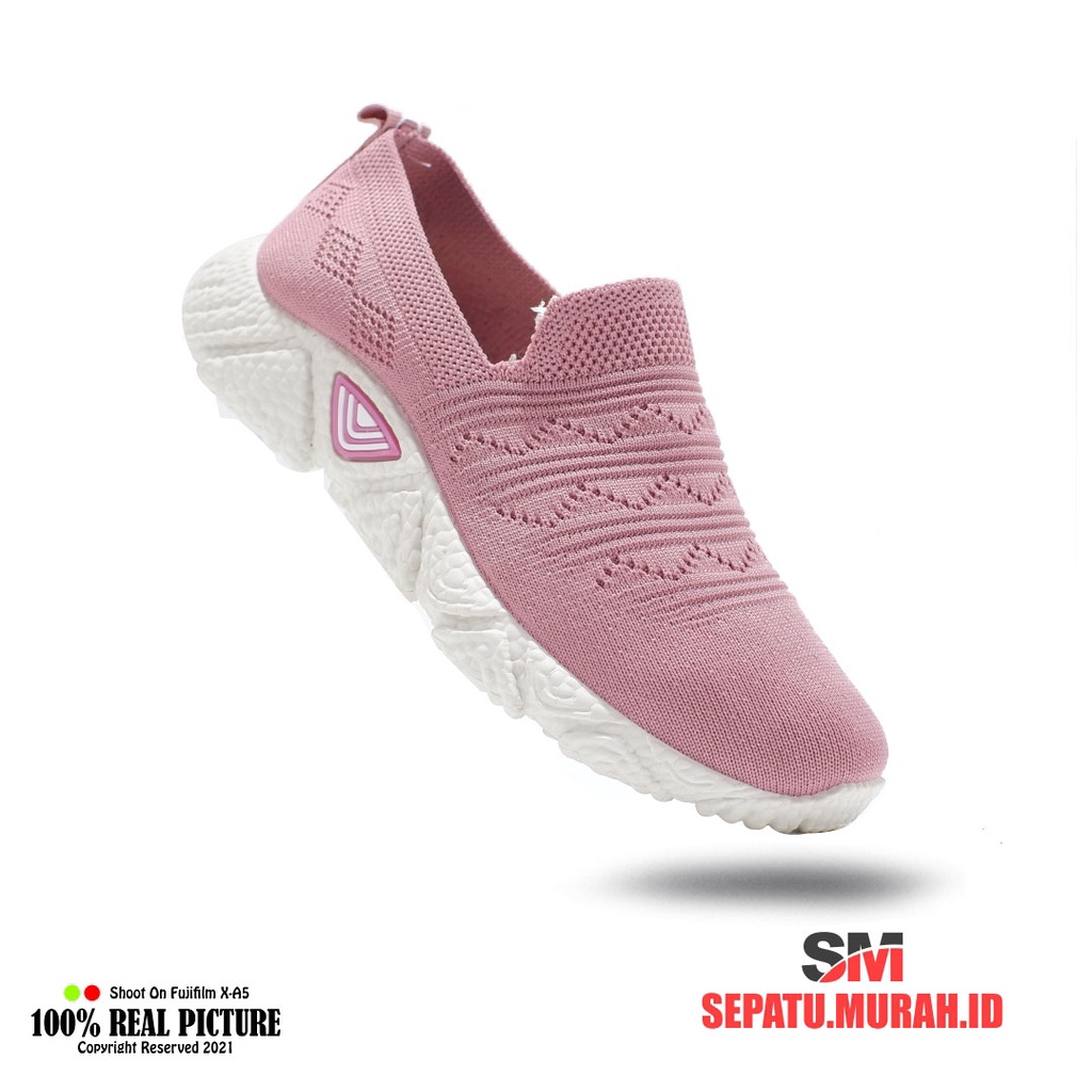 Sepatu wanita sneakers slip on import original tanpa tali selop slipon cewek perempuan dewasa J1 J2 J3 J5 J6 J7 J8 36-40