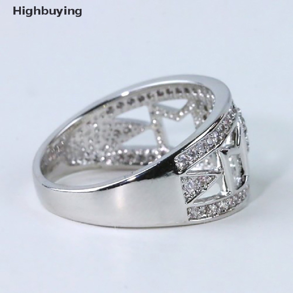 Hbid Cincin Mom's Day Hadiah Ulang Tahun Cincin Bentuk Hati Untuk Perhiasan Liontin Hadiah Glory