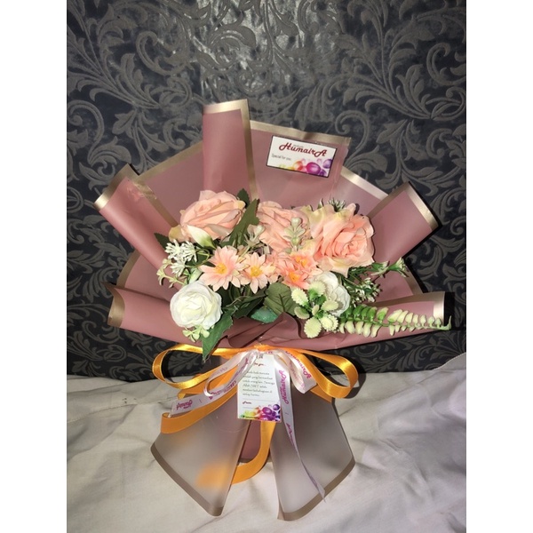 Bouqet custom murah/bouqet bunga/bouqet wisuda/snack