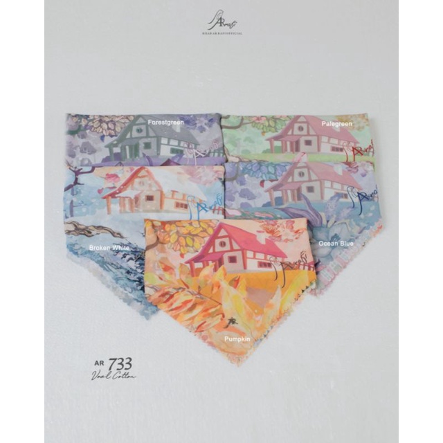 Terlaris ✔️ Ar 733 | Arrafi 733| segiempat motif voal arrafi