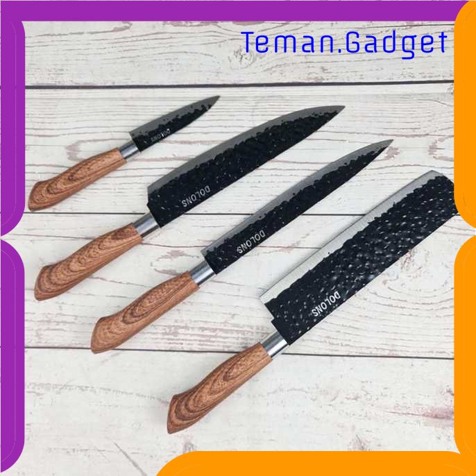 TD - DPR EVDRTVERH Set Pisau Dapur 6 in 1 Gunting Peeler Pengupas Buah - ER-0588