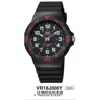 SALE Jam Tangan Pria Casual Sporty Rubber Analog Original Q&amp;Q QNQ QQ VR18 VR18J Series