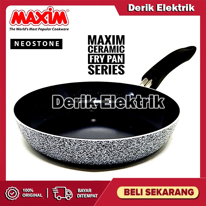 MAXIM NEOSTONE FRYPAN / PANCI WAJAN PENGGORENGAN TEFLON ANTI LENGKET